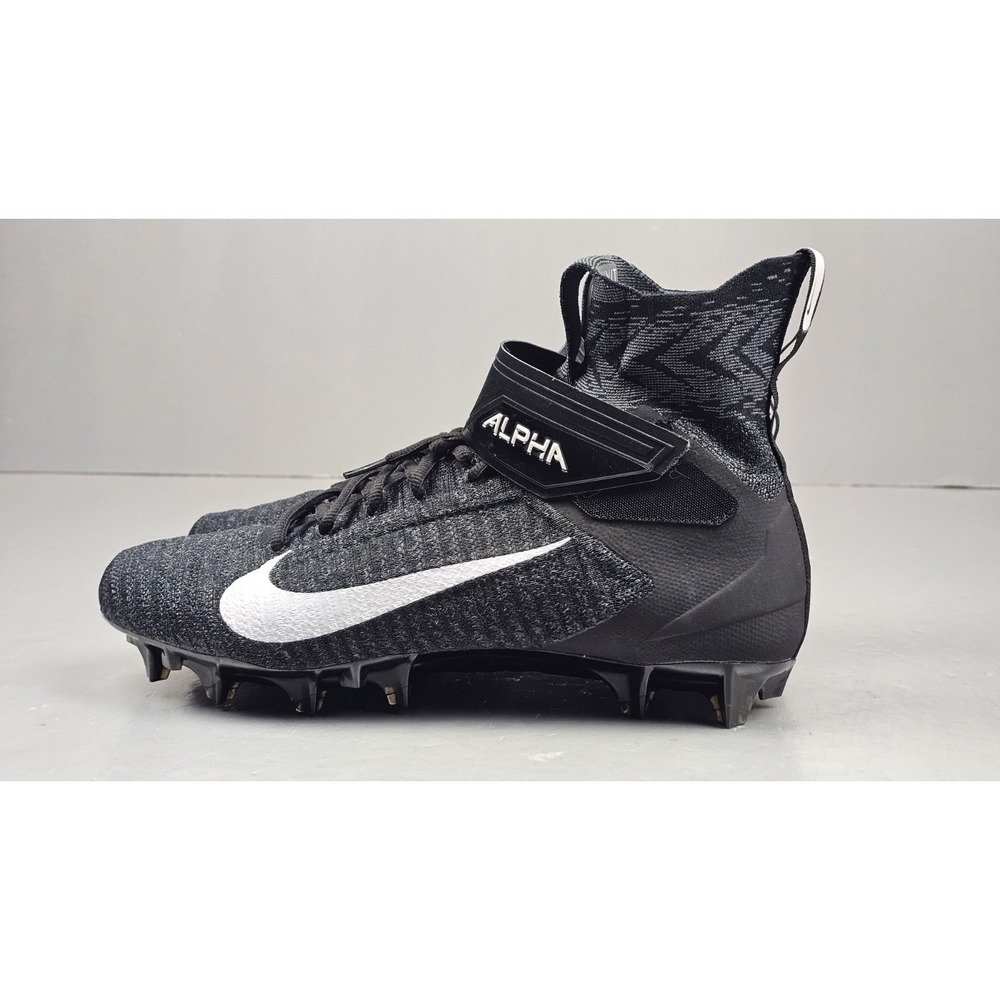 Nike Alpha Menace Elite 2 Football‎ Cleats Mens 12. Black BV3298 001 NWOB